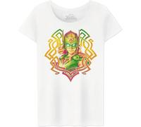 Marvel Women's Wotlatmts002 T-Shirt, White, XXL