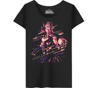 Marvel Women's Wotlatmts003 T-Shirt, Black, M