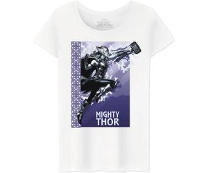 Marvel Women's Wotlatmts009 T-Shirt, White, XXL