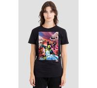 Marvel Women's XMen Team Defend T-Shirt, Black | Size: Large Marvel Black L