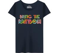 Marvel WOTLATMTS011 Women's T-Shirt, Navy, XL, Navy Blue, XL