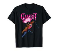 Marvel X-Men ’97 Animated Series Gambit and Logo 2-Sided T-Shirt