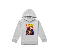 Marvel X-Men 97 Comic Youth Kids Pull-Over Hoodie, Athletic Heather in Grey | Size: 7-8 Years Marvel Grey 7-8 Years