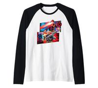 Marvel X-Men Cyclops & Cable Father's Day Dad & Son Team-Up Raglan Baseball Tee