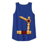 Marvel X-Men Cyclops Costume Tank Top, Women, Royal Blue, X-Large