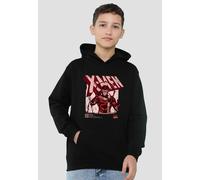 Marvel X-Men Cyclops Info Youth Kids Pull-Over Hoodie, Black Marvel Black 5-6 Years