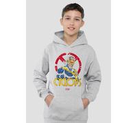 Marvel X-Men Cyclops Logo Youth Kids Pull-Over Hoodie, Athletic Heather Marvel Grey 12-13 Years