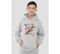 Marvel X-Men Gambit Info Youth Kids Pull-Over Hoodie, Athletic Heather Marvel Grey 7-8 Years