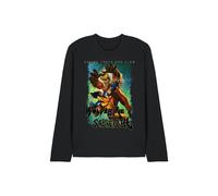 Marvel X-Men Heavy Metal Wolverine Vs Sabretooth Long Sleeve T-Shirt, Black | Size: Medium Marvel Black M
