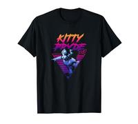 Marvel X-Men Kitty Pryde Retro Neon Triangle T-Shirt