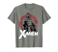 Marvel X-Men Magneto Classic Epic Stance T-Shirt, Men, Olive Heather, Large