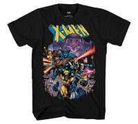 Marvel X-Men Vs Apocalypse Comics 90's Cover Adult T-Shirt Black