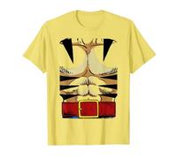 Marvel X-Men Wolverine Classic Retro Costume T-Shirt, Men, Lemon Yellow, Medium