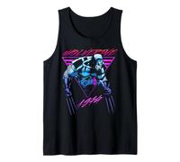 Marvel X-Men Wolverine Neon Retro Logan Tank Top