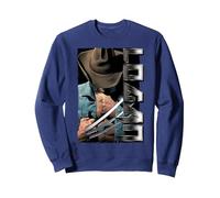 Marvel X-Men Wolverine Old Man Logan Profile Sweatshirt, Adult Unisex, Navy Blue, Small