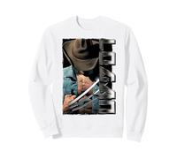 Marvel X-Men Wolverine Old Man Logan Profile Sweatshirt, Adult Unisex, White, XX-Large