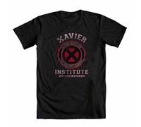 Marvel X-Men Xavier Institute Logo Adult T-Shirt, Black, Medium