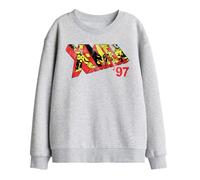 Marvel Xmen 97 Comic Logo Kids Sweatshirt, Athletic Heather in Light Grey | Size: 7-8 Years Marvel Light Grey 7-8 Years