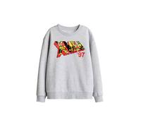 Marvel Xmen 97 Comic Logo Kids Sweatshirt, Athletic Heather in Light Grey | Size: 7-8 Years Marvel Light Grey 7-8 Years