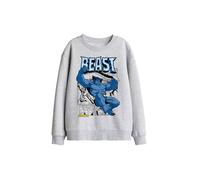 Marvel Xmen Beast Comic Kids Sweatshirt, Athletic Heather in Light Grey | Size: 5-6 Years Marvel Light Grey 5-6 Years