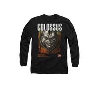 Marvel Xmen Colossus Info Long Sleeve T-Shirt, Black Black S