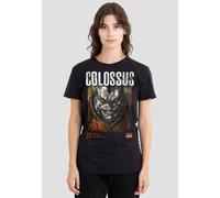 Marvel Women's XMen Colossus Info T-Shirt, Black | Size: Small Marvel Black S