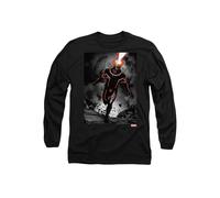 Marvel XMen Cyclops Blast Long Sleeve T-Shirt, Black | Size: 2XL Marvel Black 2XL