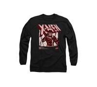 Marvel Xmen Cyclops Info Long Sleeve T-Shirt, Black Black