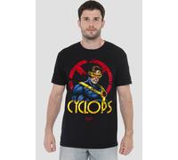 Marvel Xmen Cyclops Logo T Shirt, Black Black L