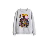 Marvel Xmen Front Cover Team Kids Sweatshirt, Athletic Heather in Light Grey | Size: 7-8 Years Marvel Light Grey 7-8 Years