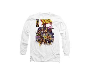 Marvel Xmen Front Cover Team Long Sleeve T-Shirt, White White