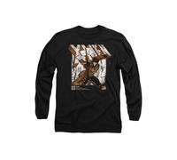Marvel XMen Gambit Info Long Sleeve T-Shirt, Black | Size: Large Marvel Black L