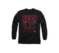 Marvel Xmen Magneto Long Sleeve T-Shirt, Black Black XXL