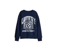 Marvel Xmen Professor Xaviers Athletic Dept White Kids Sweat, Navy | Size: 7-8 Years Marvel Navy 7-8 Years