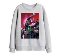 Marvel Xmen Wolverine Nightcrawler Cover Kids Sweatshirt, Athletic Heather, 7-8