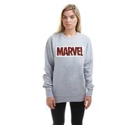 Marvel Zebra Logo Cotton Sweatshirt In Grey Grey