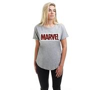 Zebra Logo Womens Fashion T-Shirt Marvel Grey L