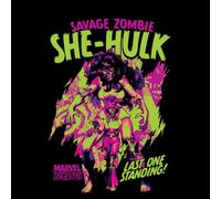 Marvel Zombies Savage Zombie She-Hulk Unisex T-Shirt - Black - L