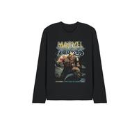 Marvel Zombies Undead Wolverine Cover Long Sleeve T-Shirt, Black Black S
