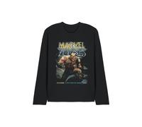 Marvel Zombies Undead Wolverine Cover Long Sleeve T-Shirt, Black | Size: Small Marvel Black S