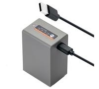 Marveleese Platinum NP-FV100A NP-FV100 USB-C Battery 4590 mAh with Direct USB Input (1395), without Restriction of Use HDR CX625 CX730 CX250 PJ810 FDR AX53 AX33 AX100 etc