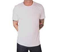 Marvelis Body Fit T-Shirt Double Pack Crew Neck White, White, M