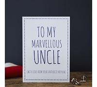 Marvellous Uncle Card (from Favourite Nephew)