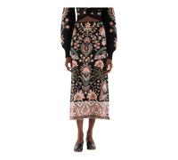 Marvelous Garden Knit Skirt - female - FARM Rio - Midi Skirts - Multicolor - M - Skirts M