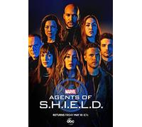 Marvel's Agents of S.H.I.E.L.D. (2013) V4 Tv Show Poster Framed or Unframed Glossy Poster (A4-210 × 297 mm Unframed) (A3-297 × 420 mm Framed)