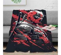Marvels Deadpool Bedding Throw 3D Printed Blanket Lightweight Fluffy Gifts Soft Cozy Plush for Kids Teens Adults for Boys Girls All Season Couch Sofa 60x80inch(150x200cm)
