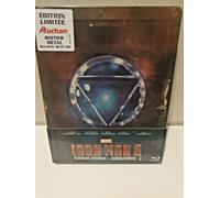 Marvel's Iron Man 3 3D+2D Blu-Ray Limited Edition AUCHAN Numbered Steelbook New+
