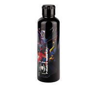 Paladone Miles Morales Spider-Man Metal Water Bottle, Officially Licensed Marvel Superhero 500ml Stainless Steel Insulated Reusable Flask for School, Sports, Work