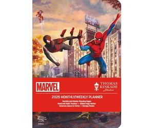 Marvel's Spider-Man and Friends: The Ultimate Alliance by Thomas Kinkade Studios 12-Month 2025 Monthly/Weekly Planner Calendar