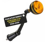 MARVELURE Power Handle for Penn Spinfisher VI VII Slammer III IV (Not for Spinfisher Long Cast) (Black, Slammer/Spinfisher 5500-6500 Thread)
